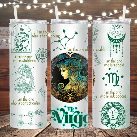Eclectic Wallflower Other - Virgo Metal Insulated tumbler